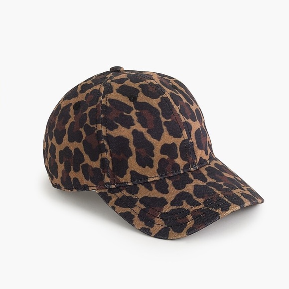J. Crew Accessories - J. Crew Leopard Print Ball Cap